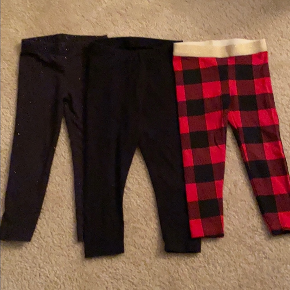 3 pairs of leggings